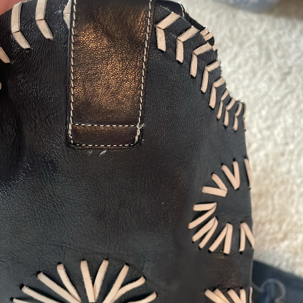BCBGirls Black and White Heeled Boots - Picture 5 of 5
